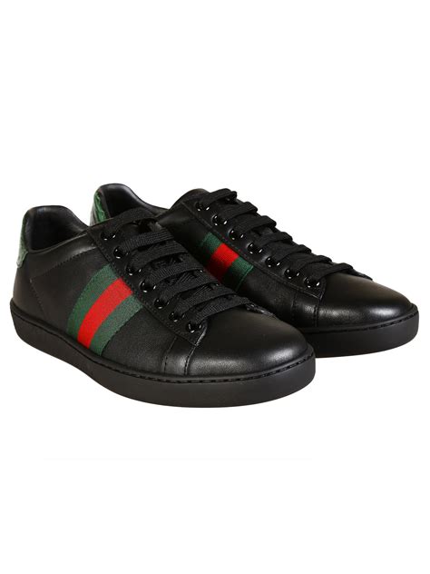 black gucci sneakers on sale.